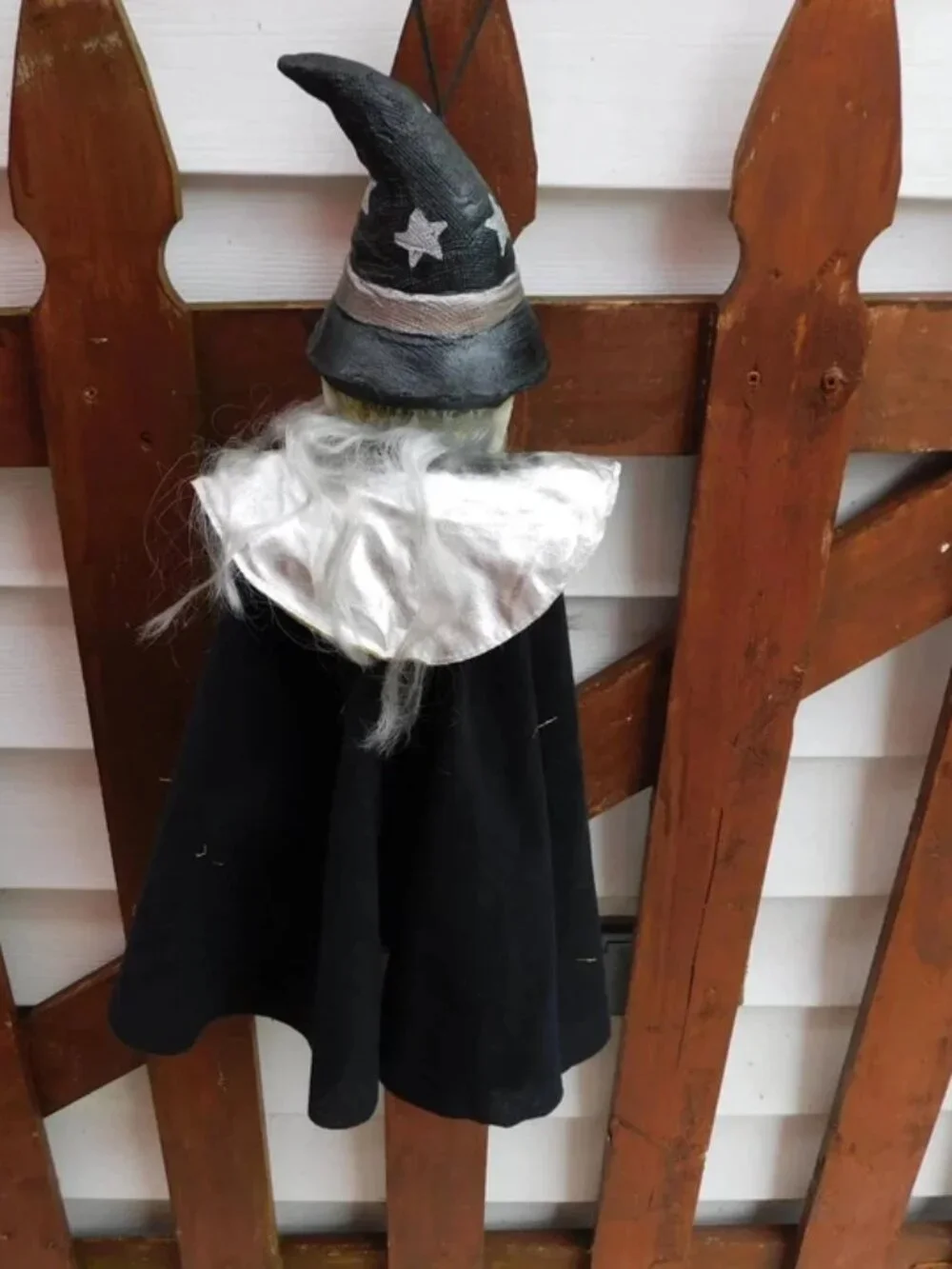 Monster Mansion Halloween Wizard Latex Hanging Puppet Collegeville 21